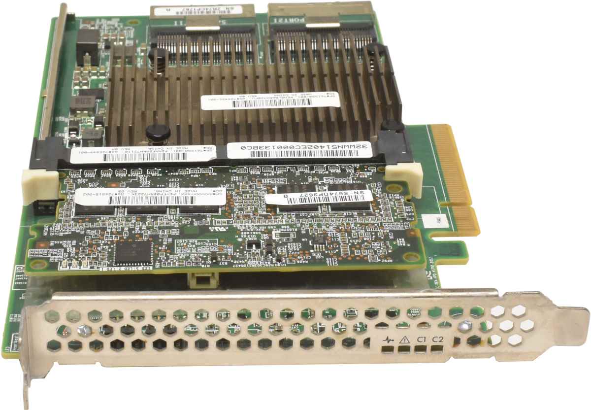 HP Smart Array P840 12Gb SAS RAID Controller 4GB FBWC +2x SAS Kabel 761880-001 784486-01