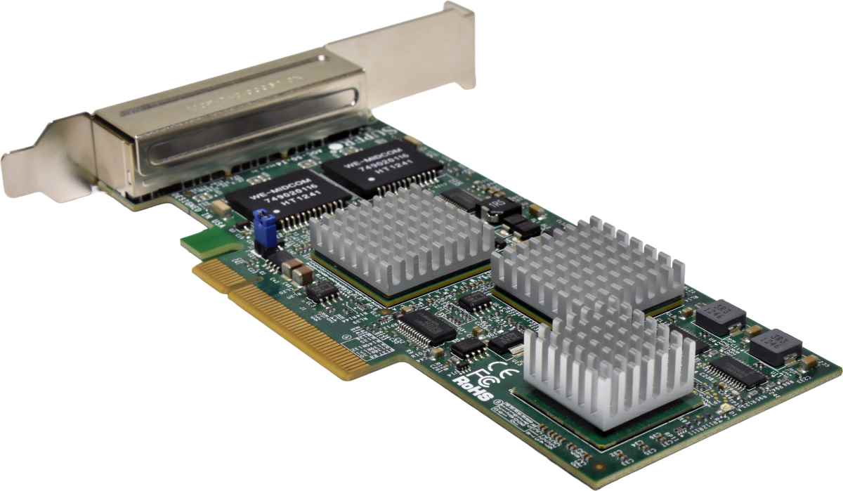 Supermicro AOC-1G-I4 Quad-Port 1GE RJ-45 PCIe2.1 x8 Ethernet Adapter Card FP