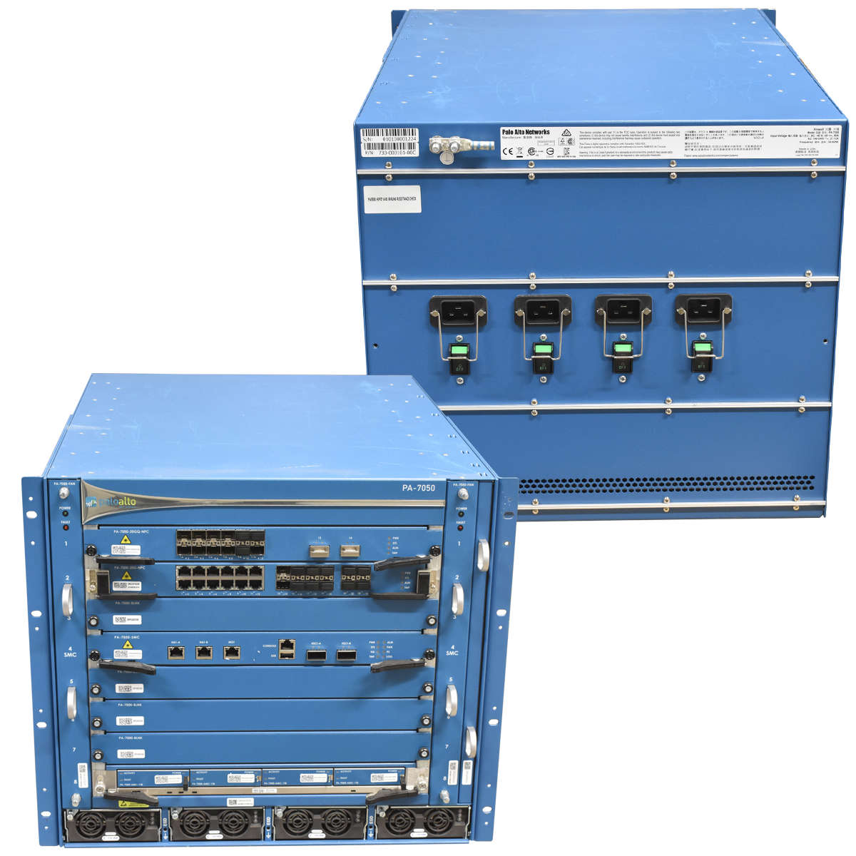 Palo-Alto-Networks-Firewall-PA-7050-12Ports-SFP-10-001.jpg Palo Alto Networks Firewall PA-7050 12Ports SFP+ 10G 2Ports QSFP+ 40G LPC 4x 1TB