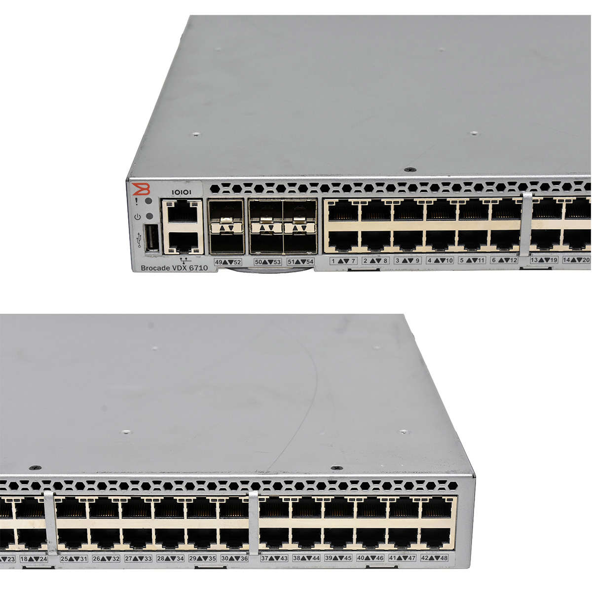 Brocade-VDX-6710-BR-VDX6710-54-F-80-1004843-04-48-006.jpg Brocade VDX 6710 BR-VDX6710-54-F 80-1004843-04 48-Port 1G RJ-45 FCoE Switch 6x 10G SFP+