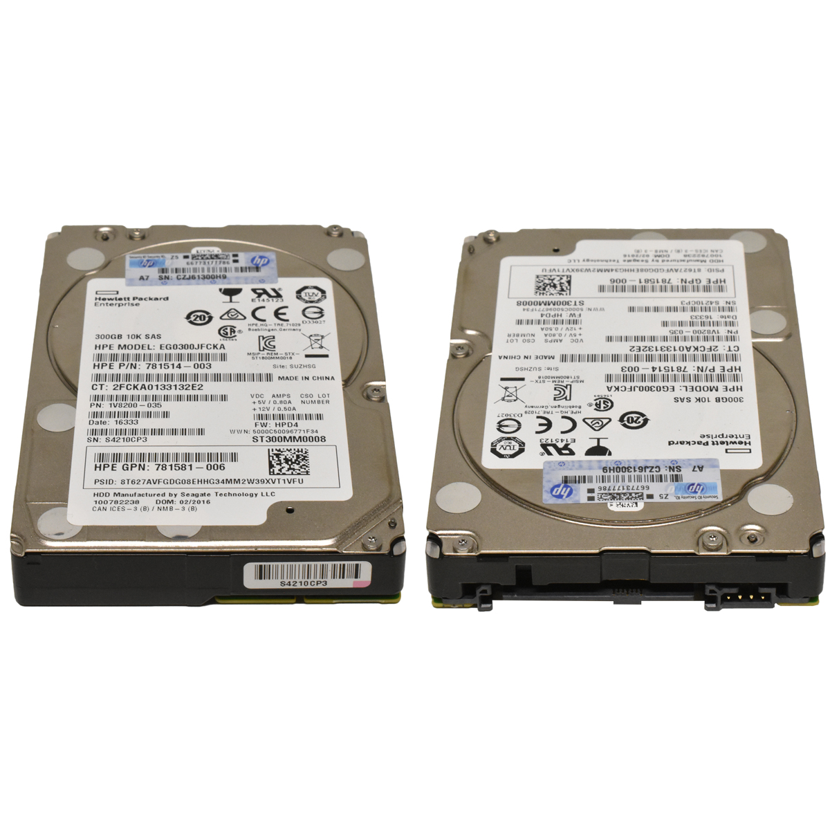 HP 300GB 2.5" 6G 10K SAS HDD Festplatte EG0300FCSPH 689287-001 652566-001 AL13SEB300 HP 300GB 2.5" 6G 10K SAS HDD Festplatte EG000300JWFVB 872483-002 872286-001