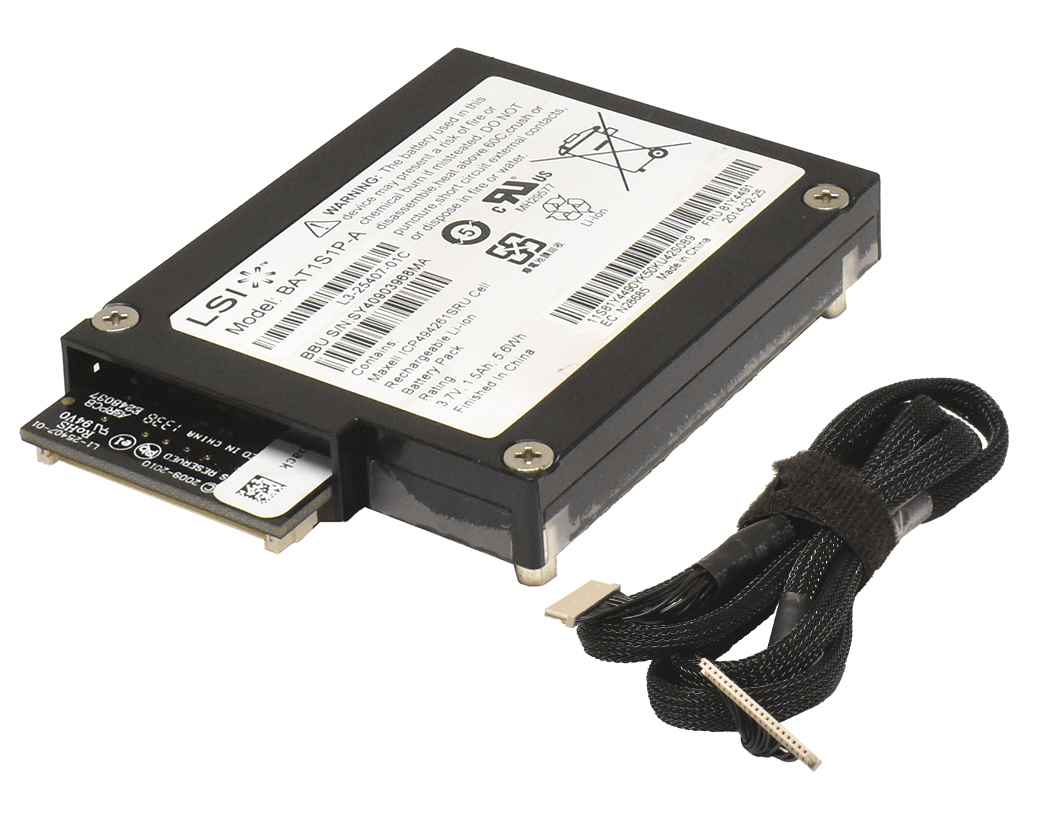 LSI BAT1S1P-A Backup Battery For MegaRAID 9260 / 9261 / 9280 L3-25407-01C LSI BAT1S1P-A Backup Battery For MegaRAID 9260 / 9261 / 9280 L3-25407-01C