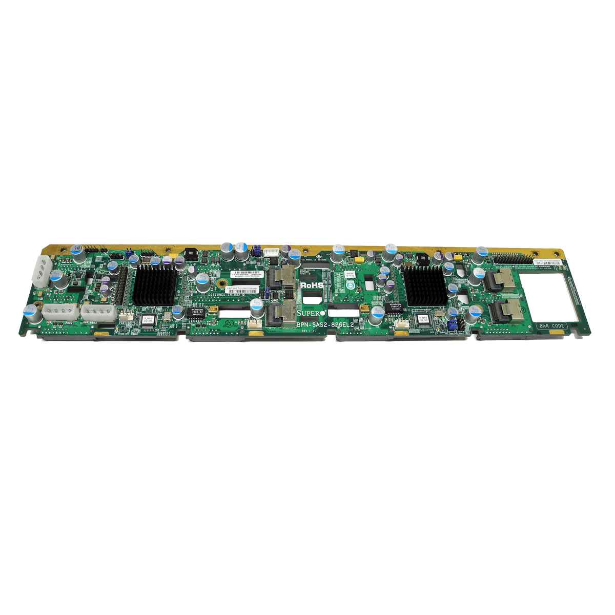 Supermicro Backplane BPN-SAS2-826EL2 12x 3.5" SAS/SATA for SC826 SC847 Chassis Supermicro Backplane BPN-SAS2-826EL2 12x 3.5" SAS/SATA for SC826 SC847 Chassis