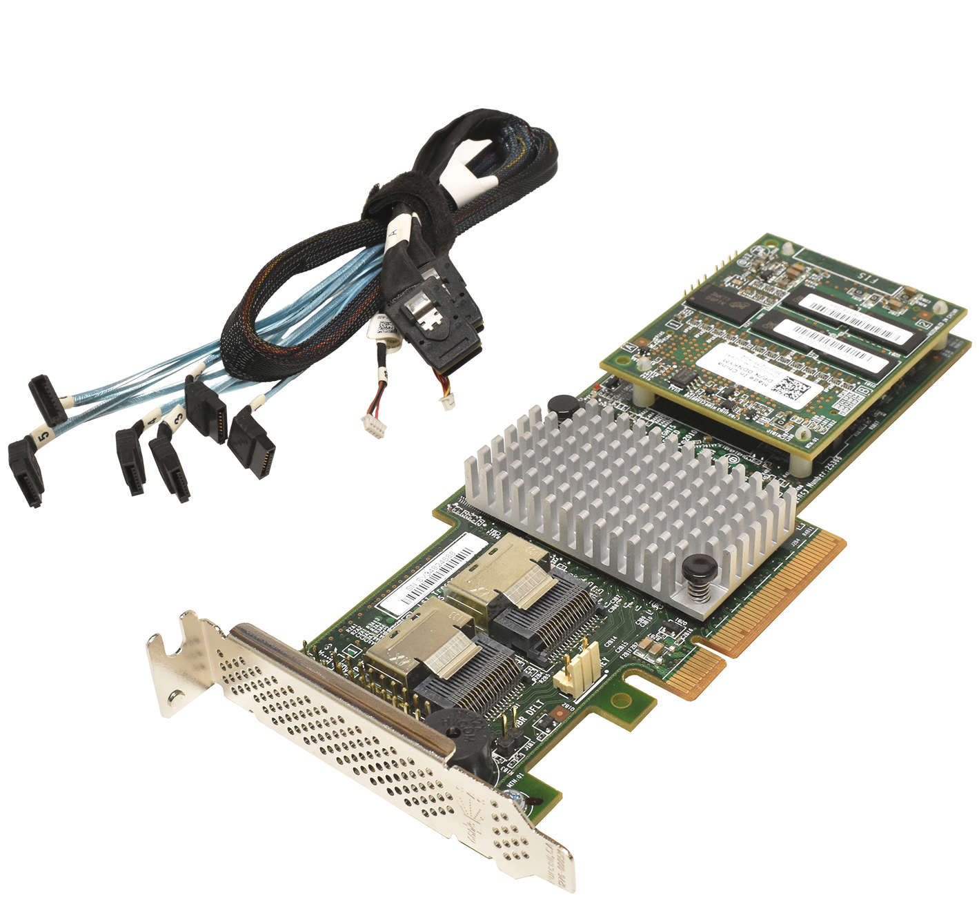Dell LSI MR SAS 9265-8i 6 Gb/s 1GB PCIe x8 RAID Controller 0DNKYM +Kabel LP C6220