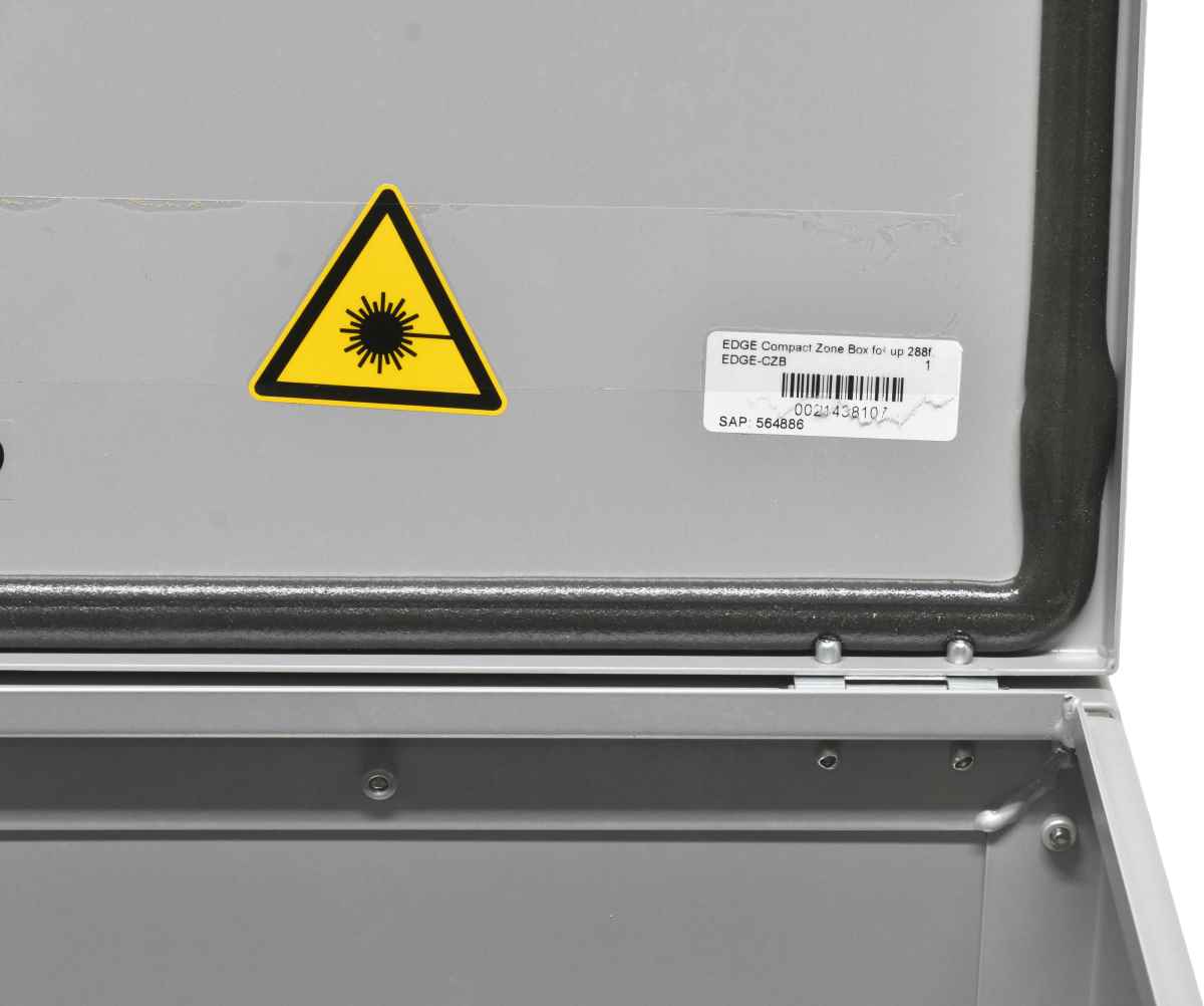 Corning EDGE-CZB Edge Floorbox for raised floor installation 288f +frame +keys Corning EDGE-CZB Edge Floorbox for raised floor installation 288f