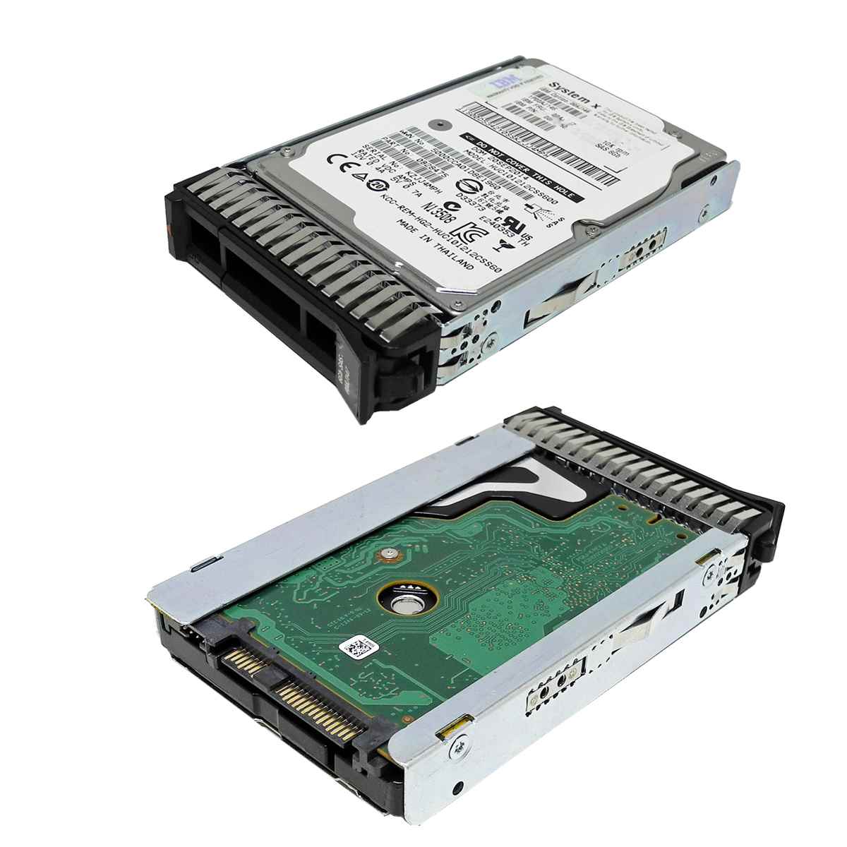 IBM 300GB 2.5“ 10K 6G SAS HDD/Festplatte 00AJ097 00AJ100 mit Rahmen 00E7600 IBM 600GB 2.5“ 10K 6G SAS HDD/Festplatte 49Y2052 mit Rahmen 00E7600