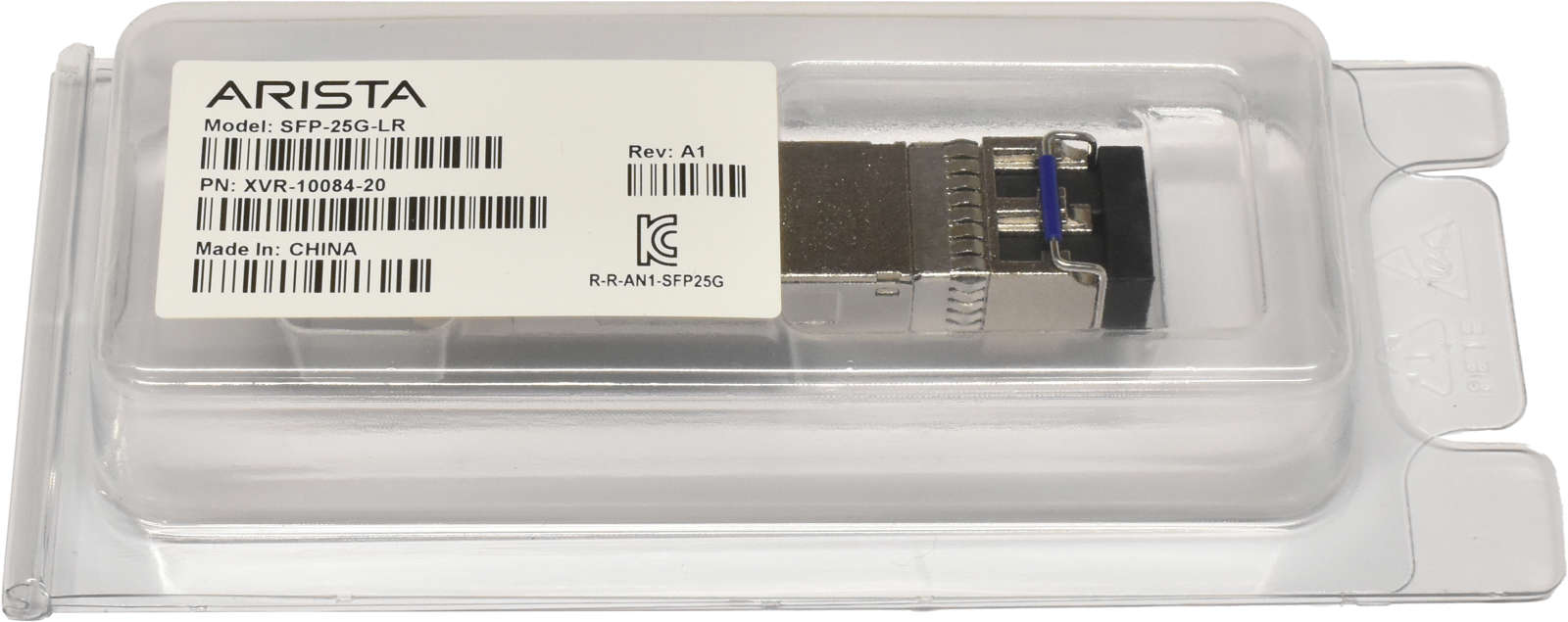 Arista-Original-GBIC-SFP-25G-LR-25Gbps-SFP28-1310n-001.jpg Arista Original GBIC SFP-25G-LR 25Gbps SFP28 1310nm 10km XVR-10084-20 Rev: A1 Neu