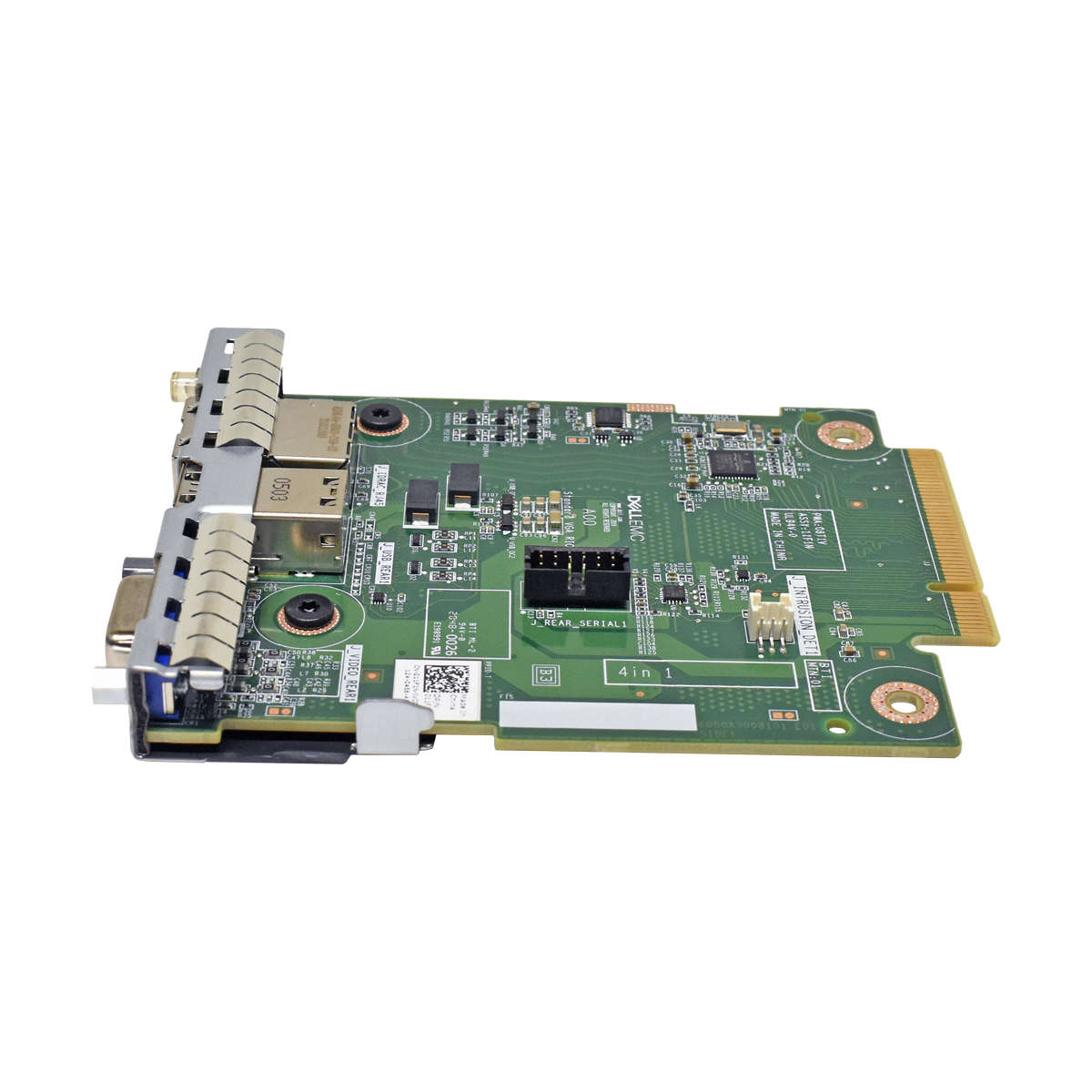 DELL-EMC-Rear-I-O-Card-LoM-011F01N-iDrac-VGA-USB-2-003.jpg DELL EMC Rear I/O Card LoM 011F01N iDrac VGA USB 2.0 3.0 Port for R6525 R7525