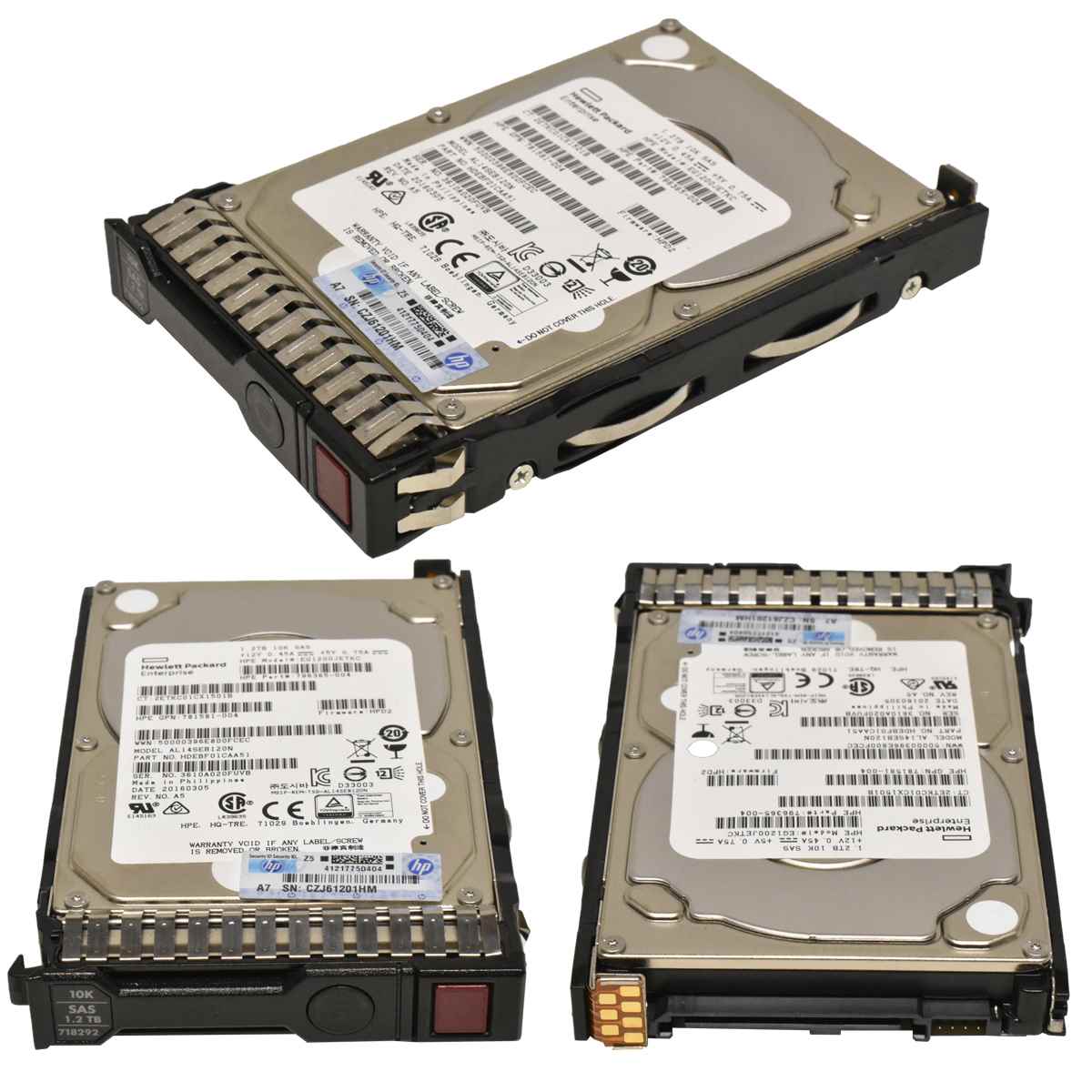 HP 2TB 2.5" 12G 10K SAS HDD Festplatte EG1200JETKC 718292-001