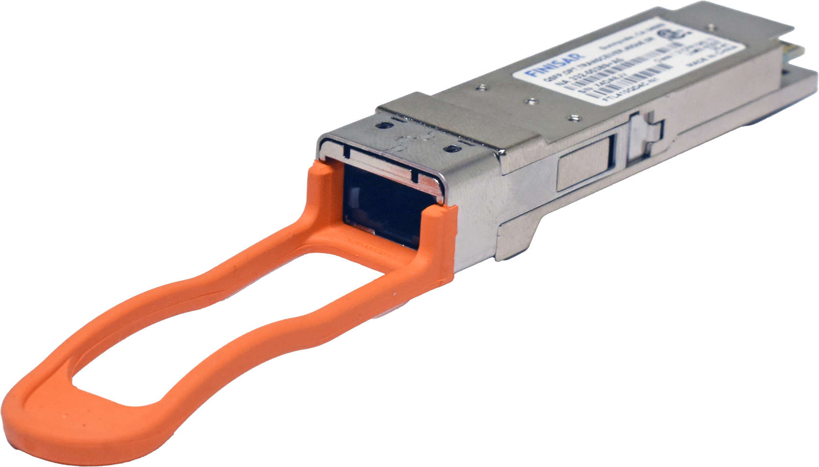 Finisar-FTL410QD4C-N1-332-00389-4-Lanes-850nm-MPO-001.jpg Finisar FTL410QD4C-N1 332-00389 4 Lanes 850nm MPO Transceiver Module
