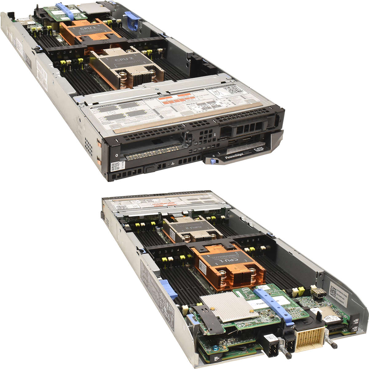 DELL-PowerEdge-FC630-Blade-ohne-CPU-0-RAM-QLogic-5-006.jpg DELL PowerEdge FC630 Blade ohne CPU 0 RAM QLogic 57840S10GB Quad-Port DC SD Card Reader FC PCI Mezzanine Card 2x Kühler