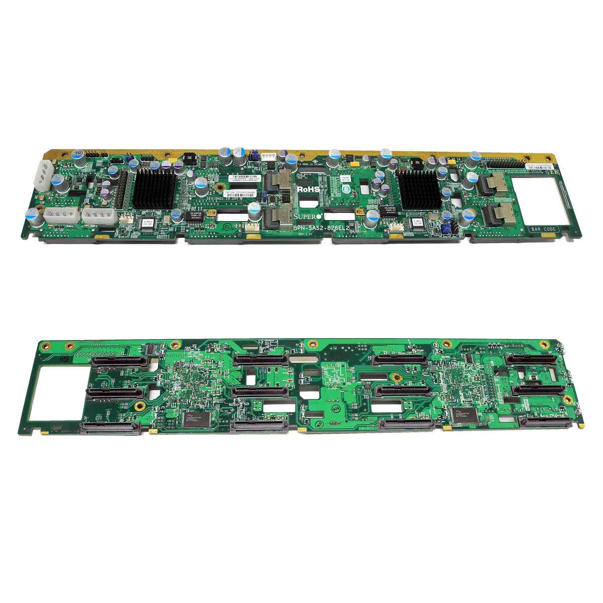 Supermicro Backplane BPN-SAS2-826EL2 12x 3.5" SAS/SATA for SC826 SC847 Chassis Supermicro Backplane BPN-SAS2-826EL2 12x 3.5" SAS/SATA for SC826 SC847 Chassis