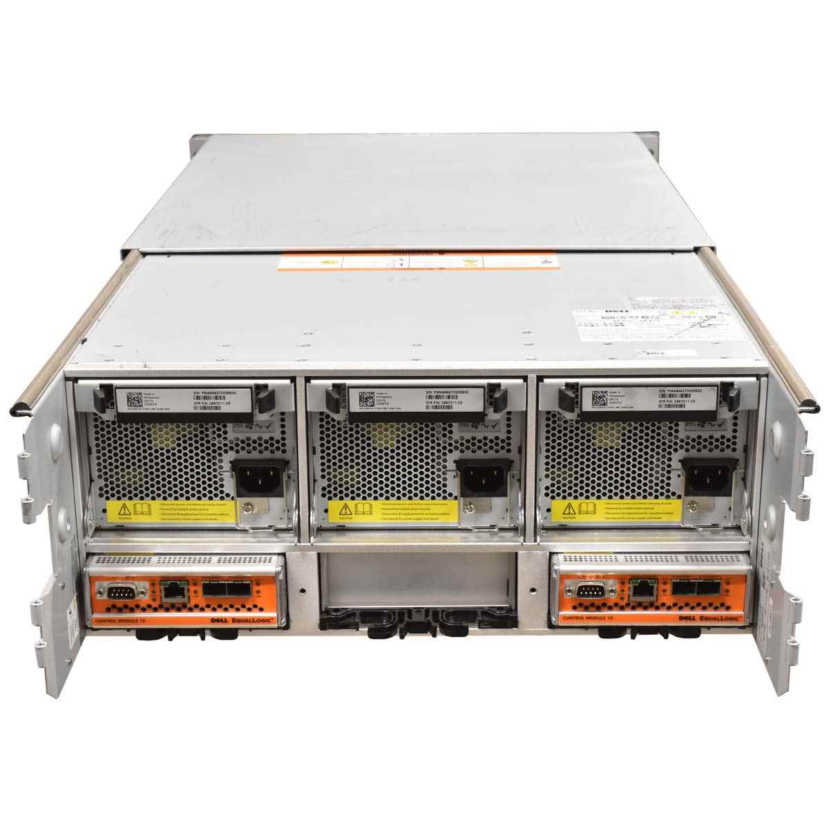 Dell EqualLogic SAN-Storage PS6510 10GbE 48x 3TB 06H6FG SAS 2x Control Module 10 / 144TB Dell EqualLogic SAN-Storage PS6510 10GbE 48x SATA SAS SSD 2x Control Module 10