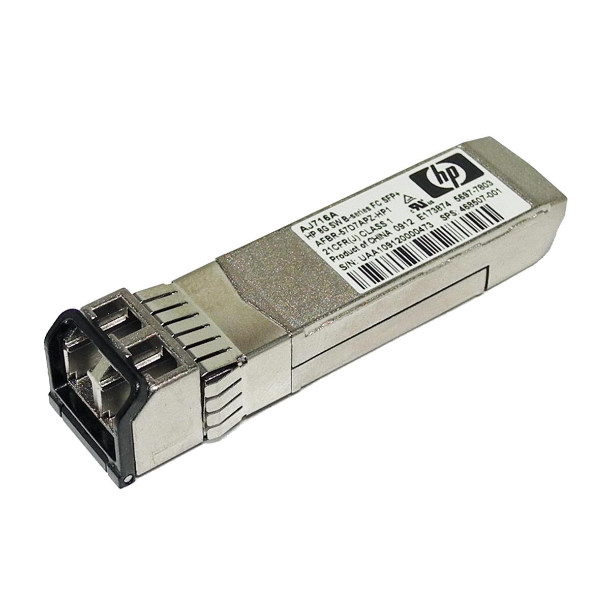 HP Original AJ716B FC SFP+ 8Gb/s SW 850 nm Transceiver Module 670504-001 HP Original AJ716B FC SFP+ 8Gb/s SW 850 nm Transceiver Module 670504-001
