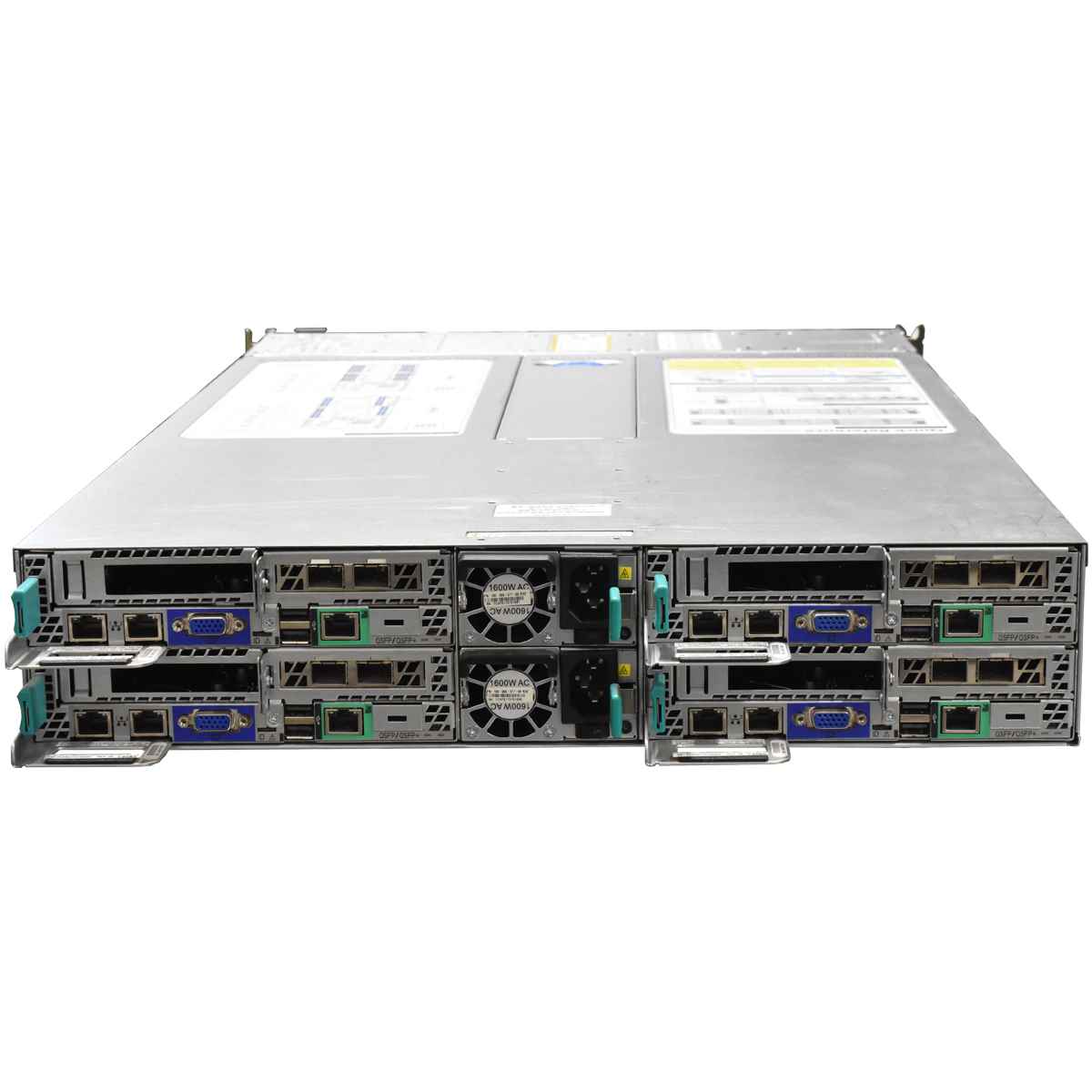 Intel 4 Node Server H2216 4x Node S2600KP 8x E5-2620v3 256GB PC4 16x SFF 10G I/O Intel 4 Node Server H2216 4x Node S2600KP 8x E5-2620v3 256GB PC4 16x SFF 10G I/O