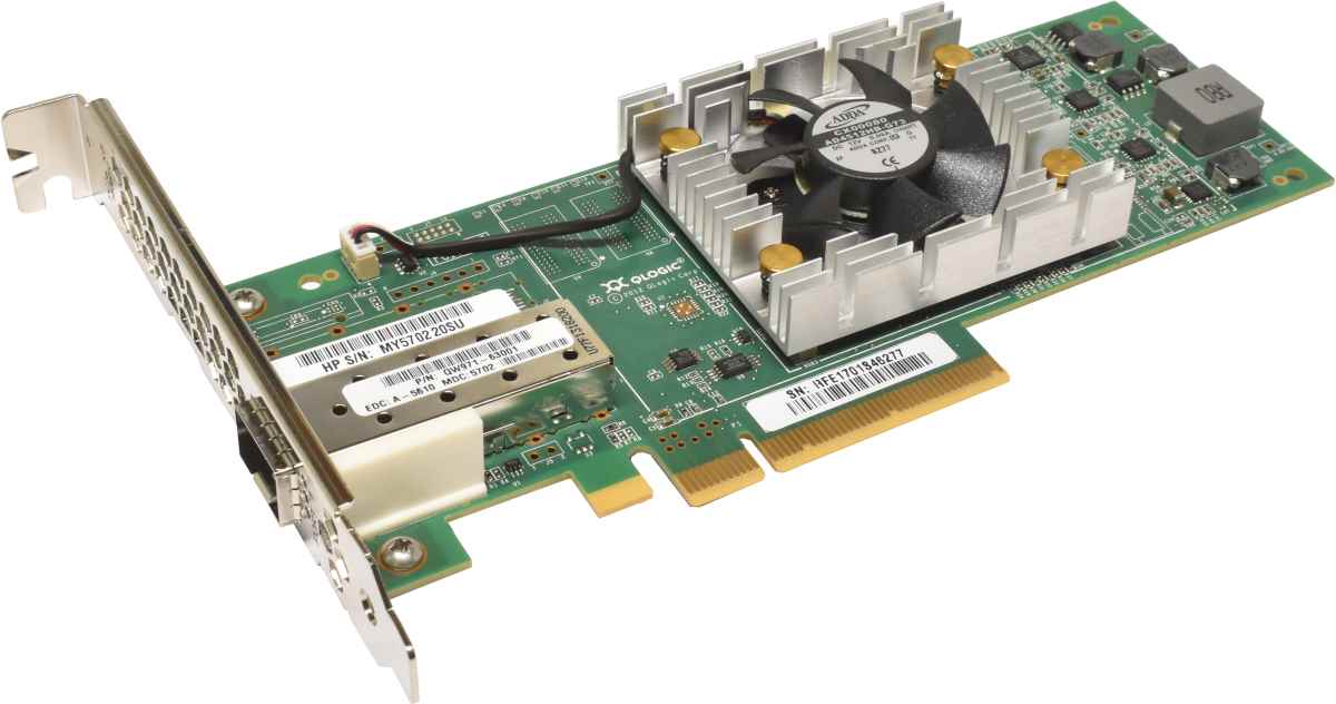HP Qlogic QLE2660-HP Single-Port FC 16Gb PCle x8 Network Adapter FP 699764-001