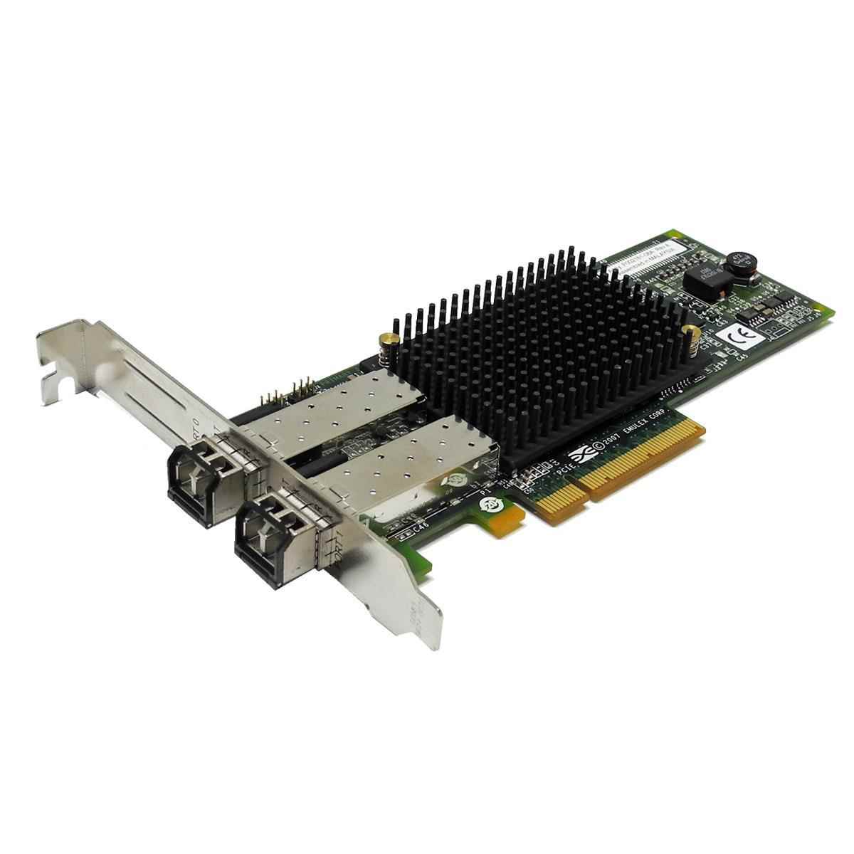 IBM 5287 74Y3457 Emulex P005414 Dual-Port 10GE SFP+ PCIe x8 Server Adapter + GBICs FP