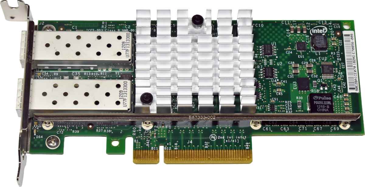 Sun Intel 375-3617-01 Dual-Port 10G SFP+ PCIe3.0 x8 Network Adapter LP Sun Intel 375-3617-01 Dual-Port 10G SFP+ PCIe3.0 x8 Network Adapter LP