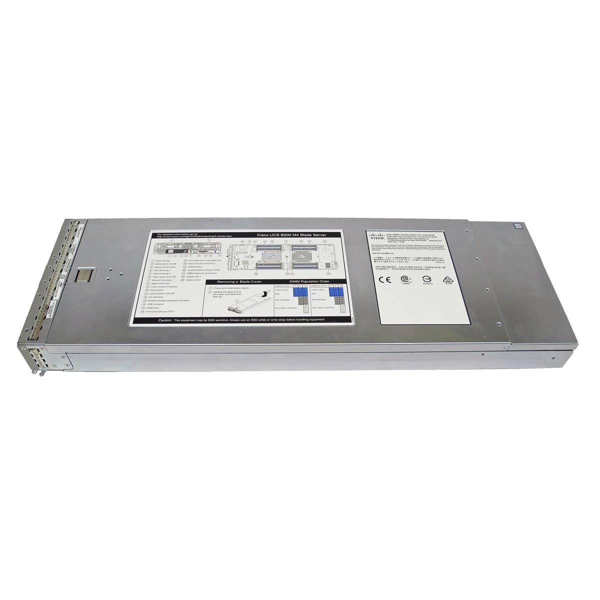 Cisco UCS B200 M4 Blade Server 2x Intel E5-2680 V4 32 GB DDR4 Cisco UCS B200 M4 Blade Server 2x Intel E5-2680 V4 128 GB DDR4