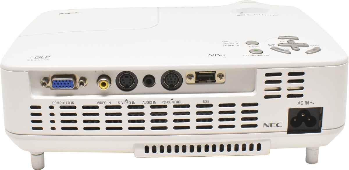 NEC NP62G 1024 x 768 DLP Projektor 3000 ANSI-Lumen Kontrast 1600:1 NEC NP62G 1024 x 768 DLP Projektor 3000 ANSI-Lumen Kontrast 1600:1