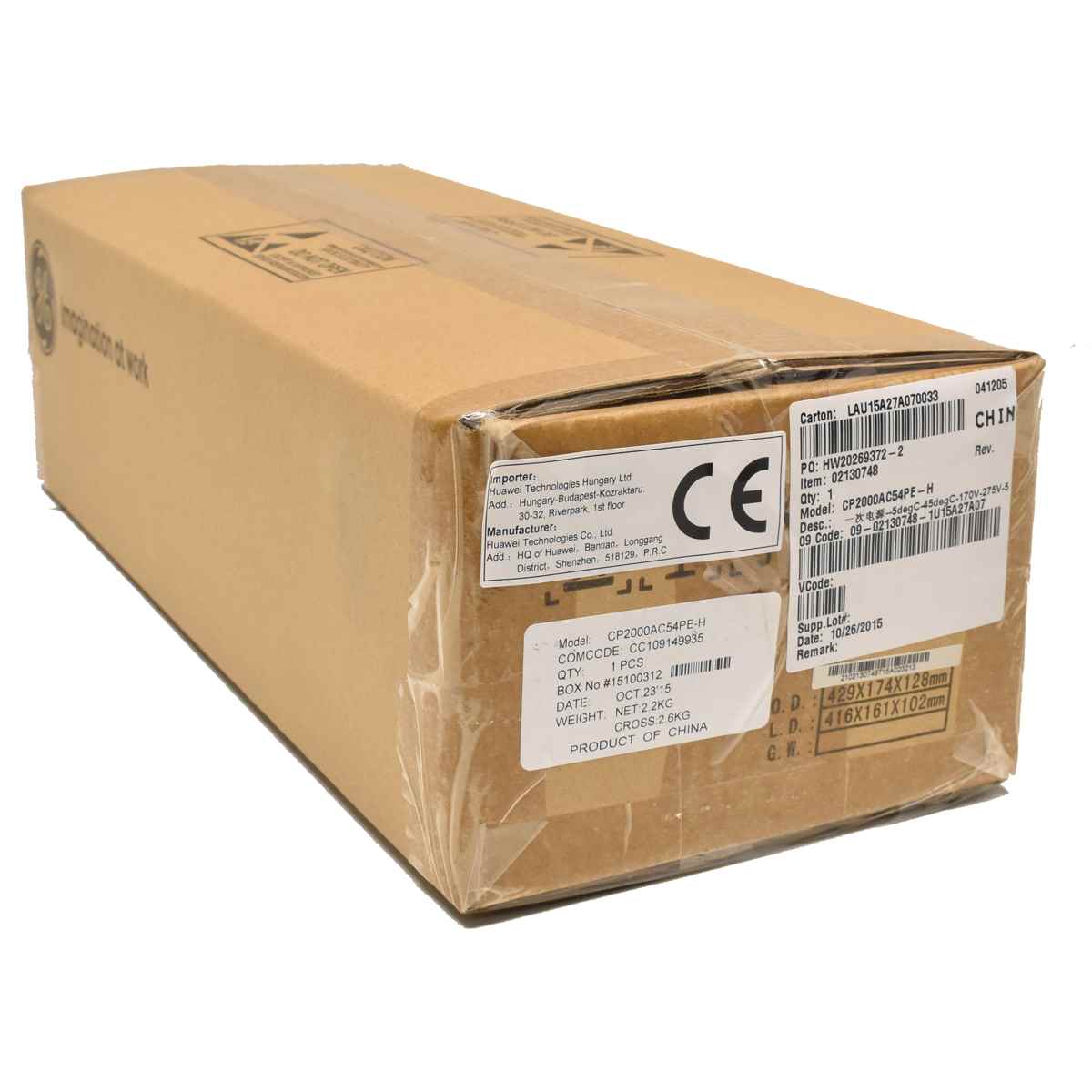Huawei GE Power Electronics CP2000AC54PE-H Switching Power Supply NEW OVP Huawei GE Power Electronics CP2000AC54PE-H Switching Power Supply NEW OVP
