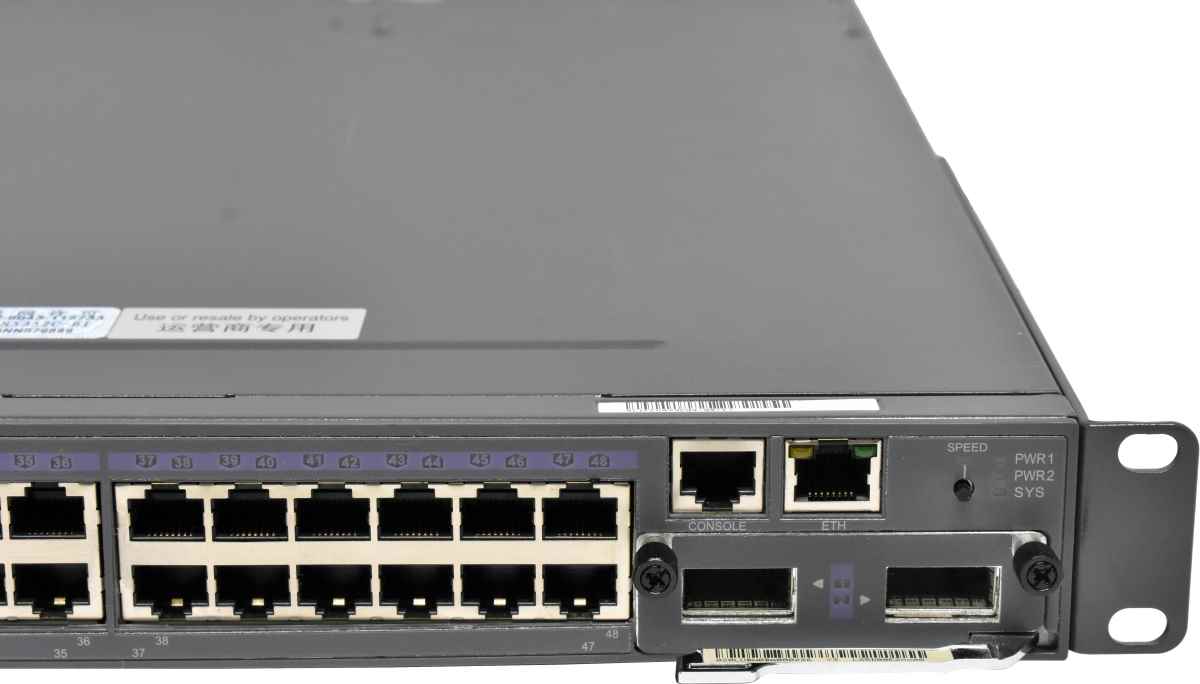 Huawei Quidway S5300 Series S5352C-EI 48-Port RJ-45 GE 2x PSU +10G XFP Module 2x XFP Transceiver Huawei Quidway S5300 Series S5352C-EI 48-Port RJ-45 GE 2x PSU +10G XFP Module 2x XFP Transceiver