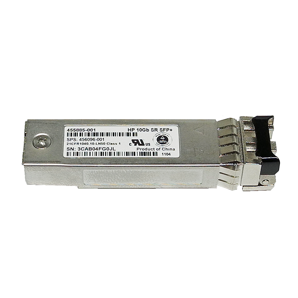 HP 10GB SR SFP+ Transceiver Module 455885-001 456096-001 HP 10GB SR SFP+ Transceiver Module 455885-001 456096-001