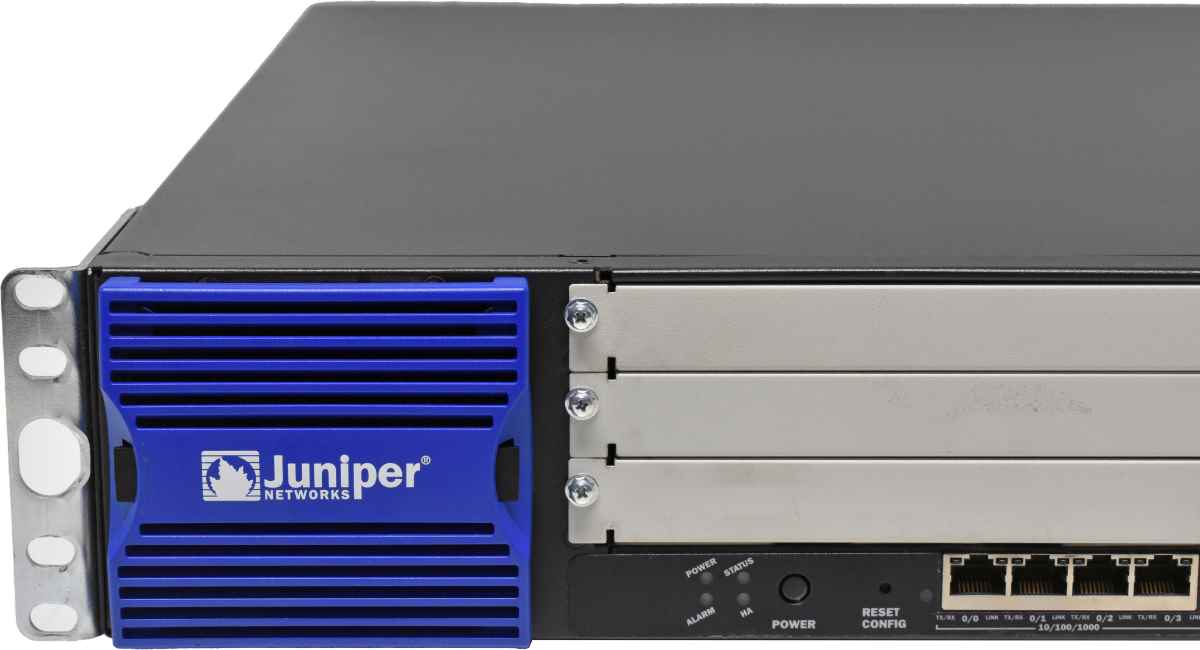 Juniper SSG 550M 12-Port RJ-45 GE VPN Firewall 2x PSU +Module 710-017525 +Rack Ears