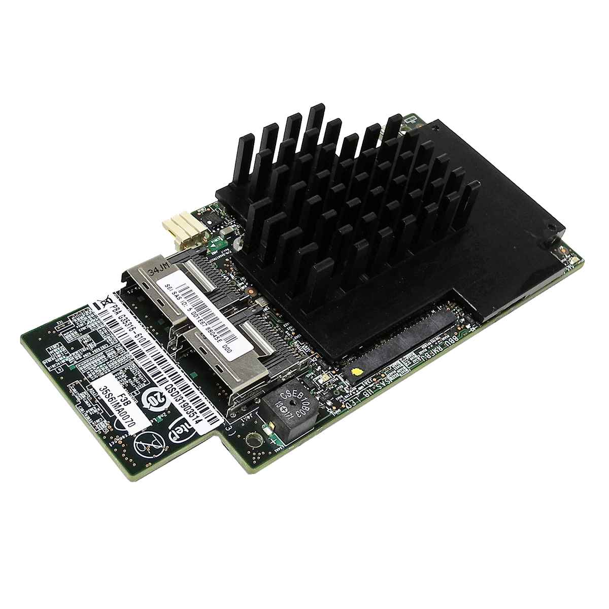 Intel PBA G35316-610 Dual-Port Integrated RAID Module + 2x G94562-001 SAS Kabel Intel PBA G35316-610 Dual-Port Integrated RAID Module + 2x G94562-001 SAS Kabel