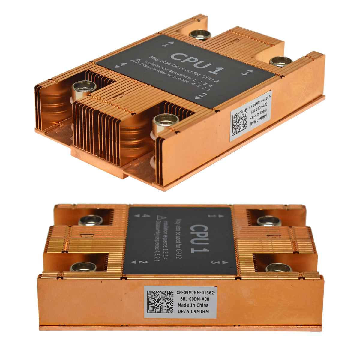 Dell CPU 1 Heatsink Kühler 09MJHM für Power Edge FC630 Dell CPU 1 Heatsink Kühler 09MJHM für Power Edge FC630