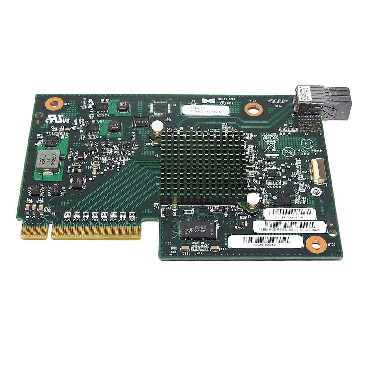 Fujitsu A3C40136583 Dual-Port 10GbE Mezzanine Card für Primergy BX2560 M1 Blade Fujitsu A3C40136583 Dual-Port 10GbE Mezzanine Card für Primergy BX2560 M1 Blade