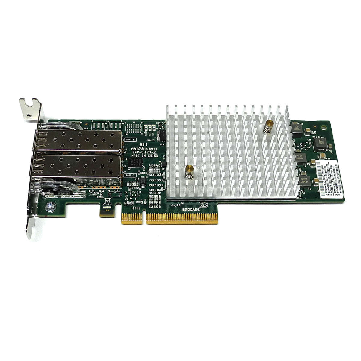 Brocade-18602-Dual-Port-16Gb-FC-SFP-PCIe-x8-Networ-002.jpg Brocade 18602 Dual Port 16Gb FC SFP+ PCIe x8 Network Adapter 80-1006042-02 LP