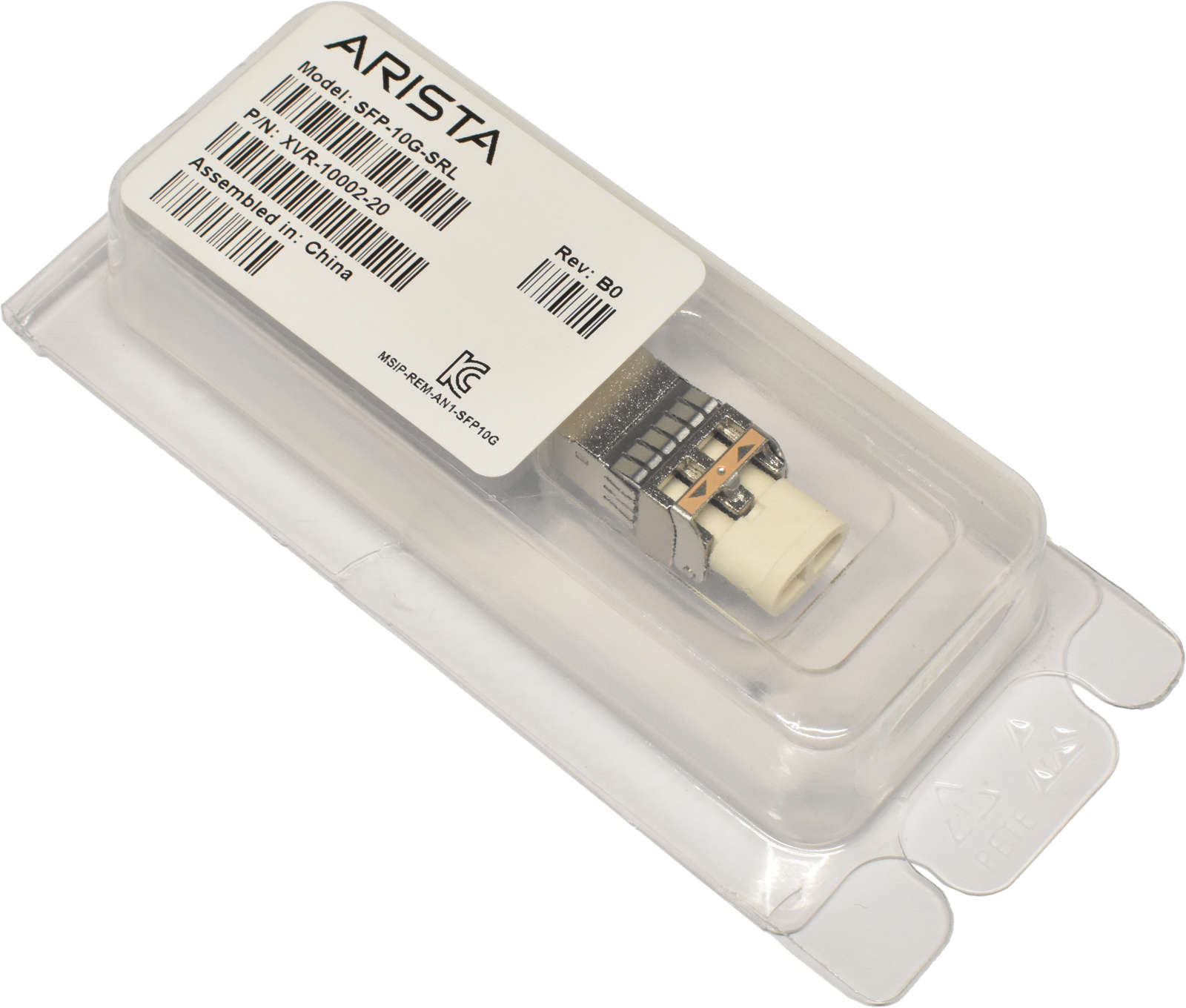 Arista-Original-GBIC-SFP-10G-SRL-10Gbps-SFP-850nm-002.jpg Arista Original GBIC SFP-10G-SRL 10Gbps SFP+ 850nm 100m XVR-10002-20 Rev: B0 Neu