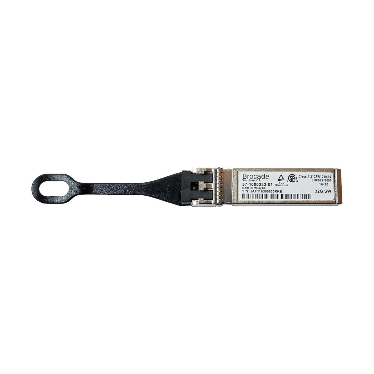 Brocade 57-1000333-01 32G SWL 850nm SFP28 FC Transceiver Brocade 57-1000333-01 32G SWL 850nm SFP28 FC Transceiver