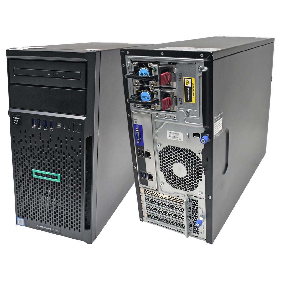 HP-ProLiant-ML30-G9-Tower-Server-G4400-3-30-GHz-8G-005.jpg HP ProLiant ML30 G9 Tower Server G4400 3,30 GHz CPU 8GB PC4 8x 2,5 SFF P440