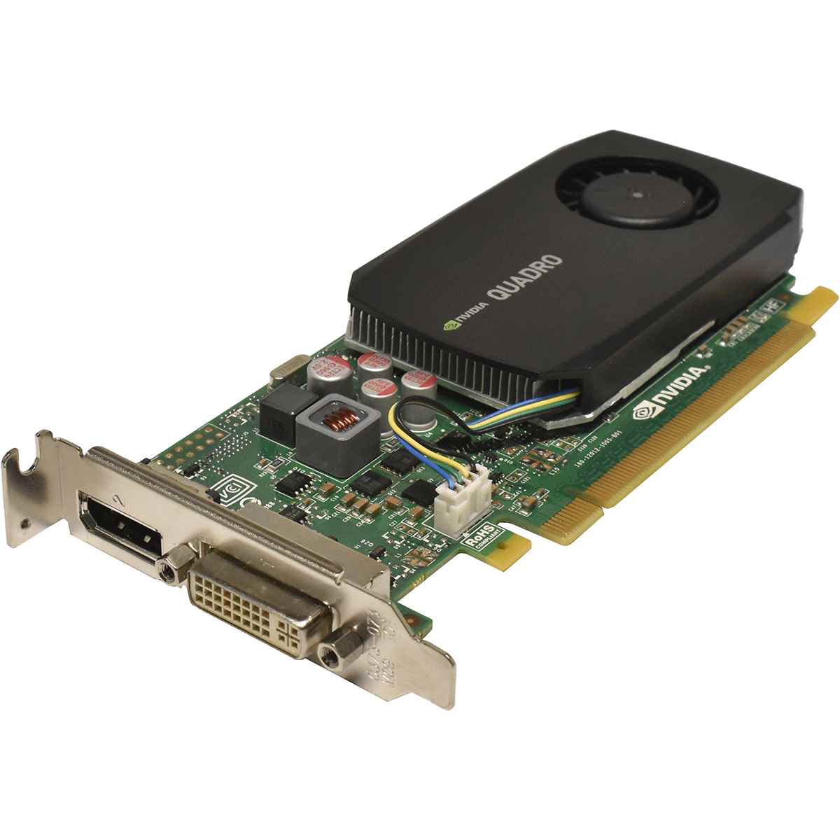 Dell NVidia Quadro K600 Grafikkarte 1GB DDR3 DP DVI PCIe 2.0 x16 0F86YK LP Dell NVidia Quadro K600 Grafikkarte 1GB DDR3 DP DVI PCIe 2.0 x16 0F86YK LP