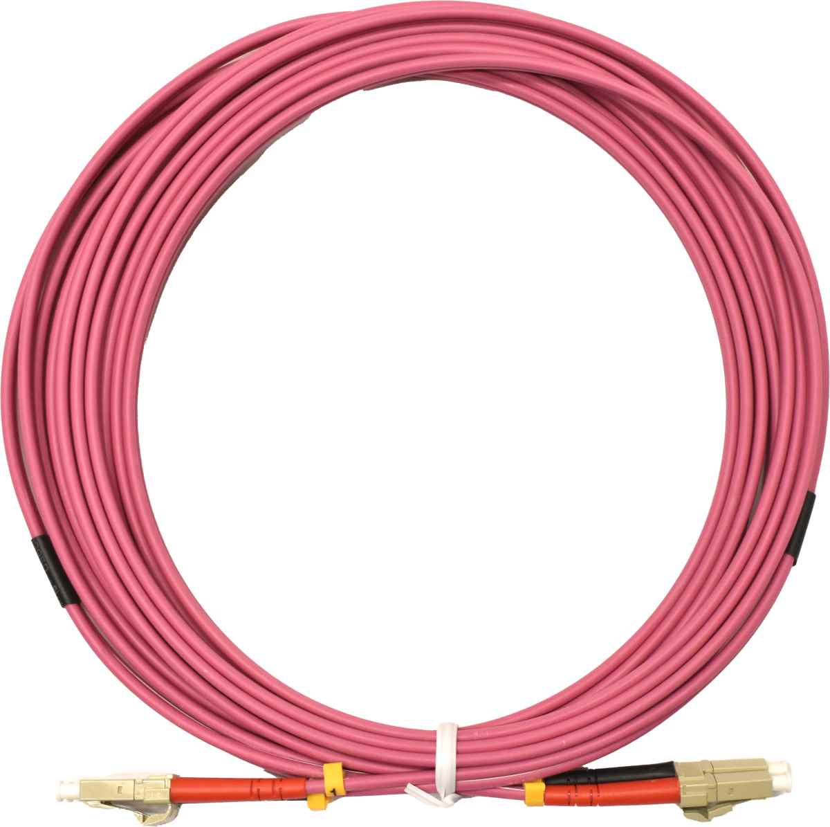 Corning OM4 Duplex FIBER Patch Cord Pink LSZH LC/LC-5m NEU 10x Corning OM4 Duplex FIBER Patch Cord Pink LSZH LC/LC-5m NEU