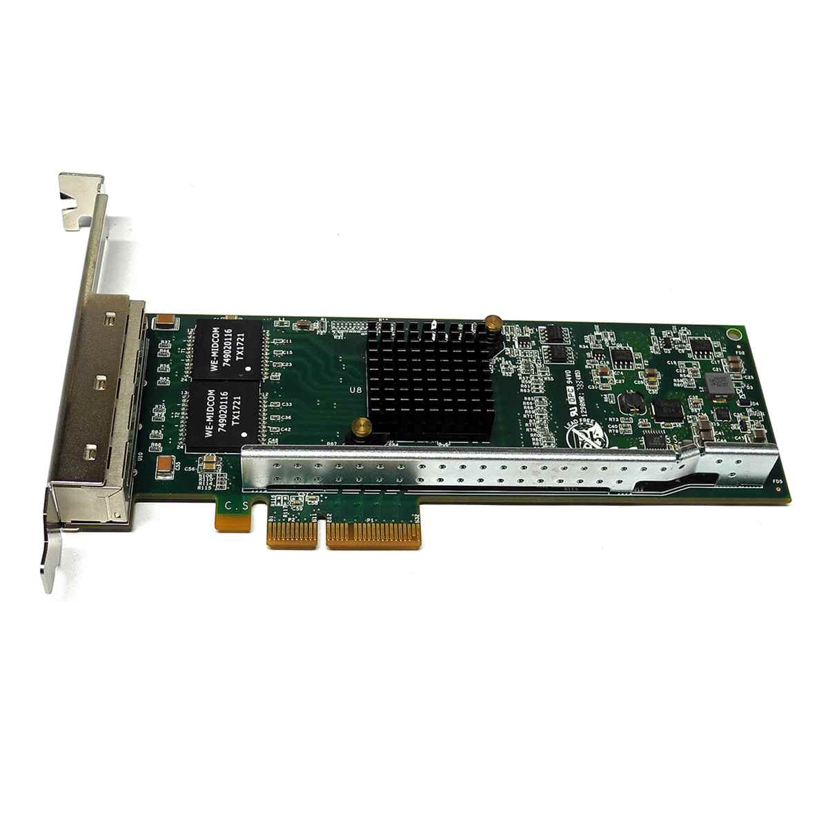 Riverbed 410-00116-01 Quad-Port PCIe x4 Gigabit Ethernet Copper Network Adapter Riverbed 410-00116-01 Quad-Port PCIe x4 Gigabit Ethernet Copper Network Adapter
