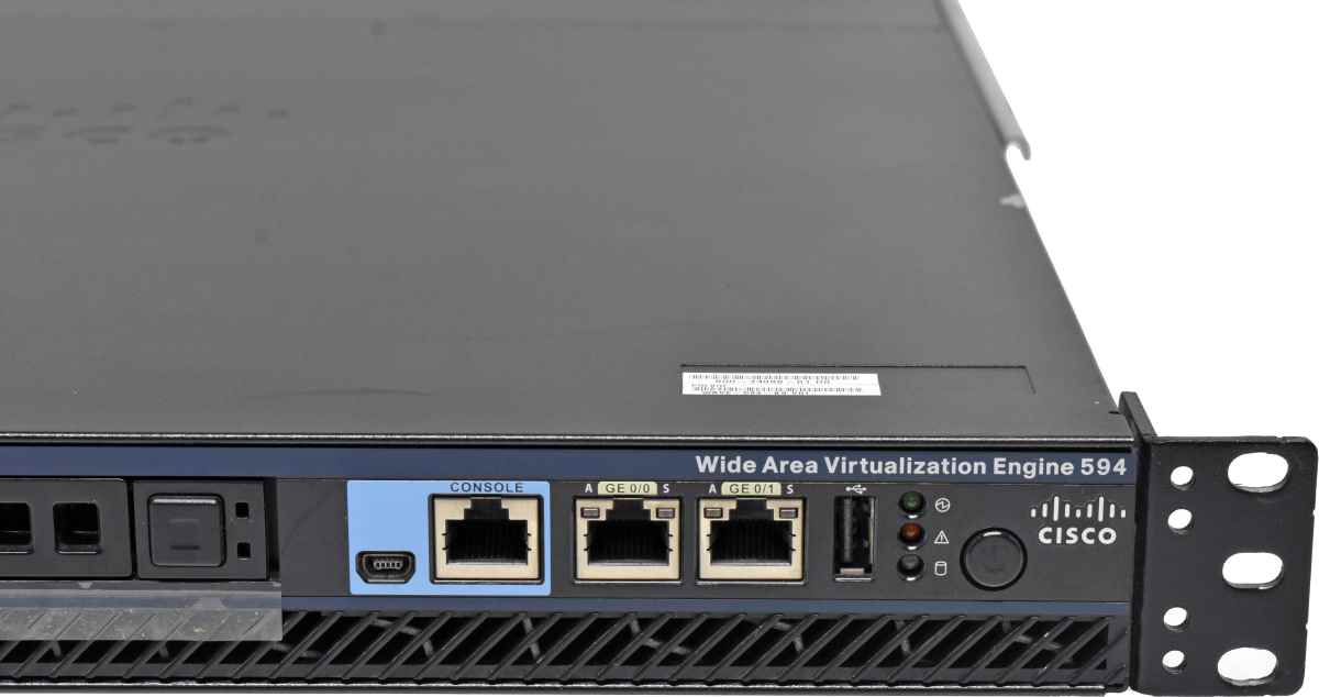Cisco Wide Area Virtualization Engine 594 WAVE-594-K9 + Module WAVE-INLN-GE-4T +500GB HDD