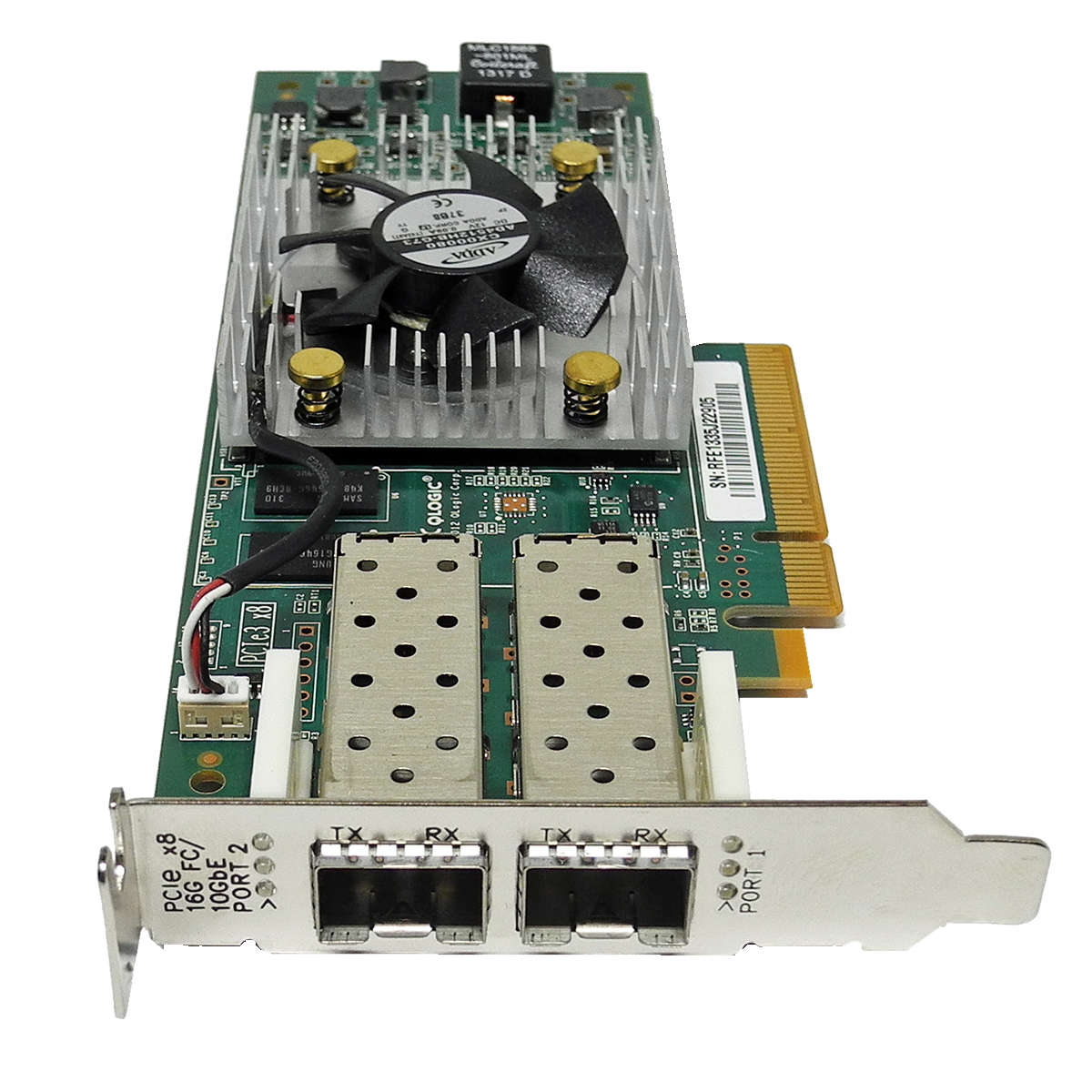 QLogic QLE2672 Dual-Port 16Gb PCIe x8 FC Server Adapter HD8310405-02 J LP