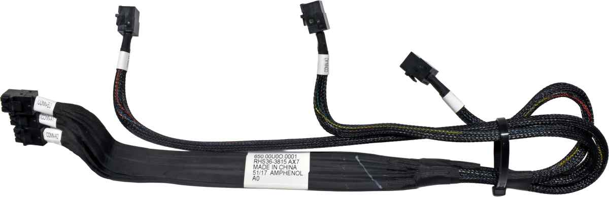 Amphenol 12G MiniSAS HD Data Cable 0,55-0,8m RHS36-3815 SFF-8643 for C220 M5 10 Bay