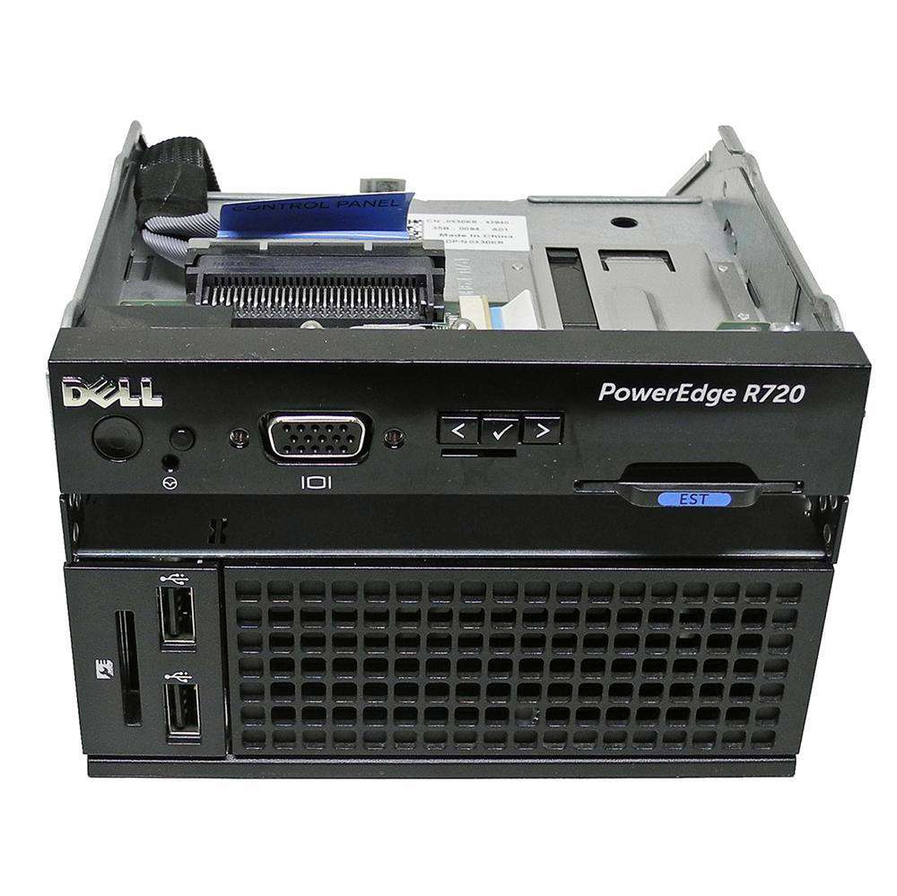 DELL PowerEdge R720 Control Panel Assembly 0X30KR + Kabel 0XN43P 0W3YVN