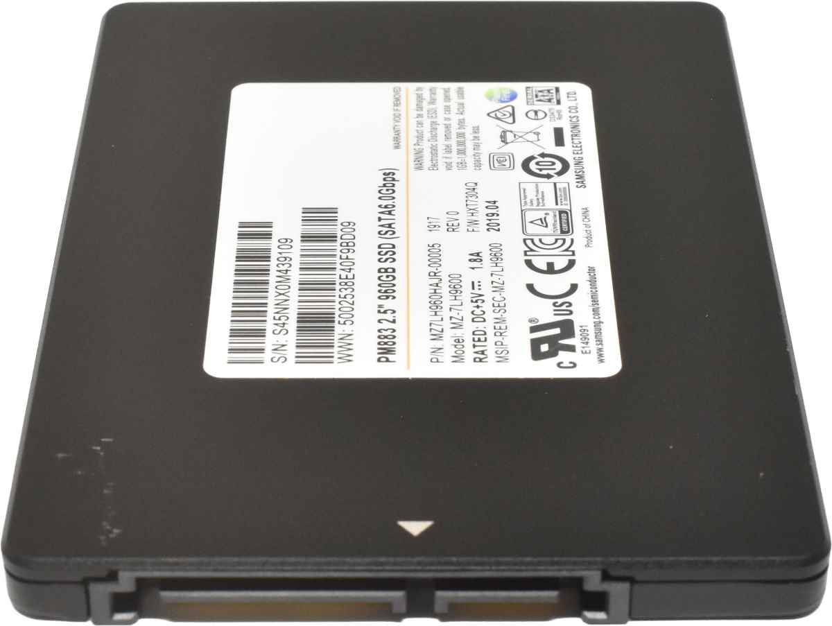 Samsung PM883 960GB 2.5" 6G SATA SSD MZ-7LH9600 Server Storage