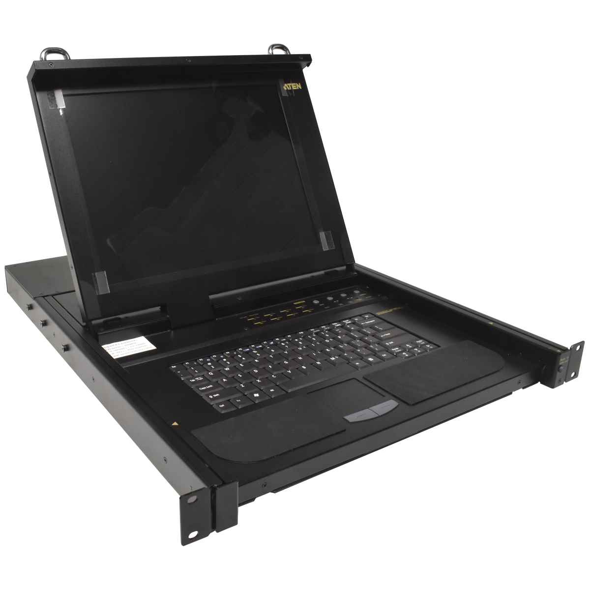 Aten Master View Slideaway LCD KVM Switch CS-1208DL 8 Port 15 Zoll QWERTY US 1U Aten Master View Slideaway LCD KVM Switch CS-1208DL 8 Port 15 Zoll QWERTY US 1U