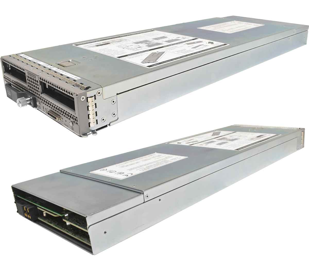 Cisco UCS B200 M5 Blade Server 2x Kühler ohne CPU RAM 1x UCSB-MLOM-PT-01 1x UCSB-MLOM-40G-03