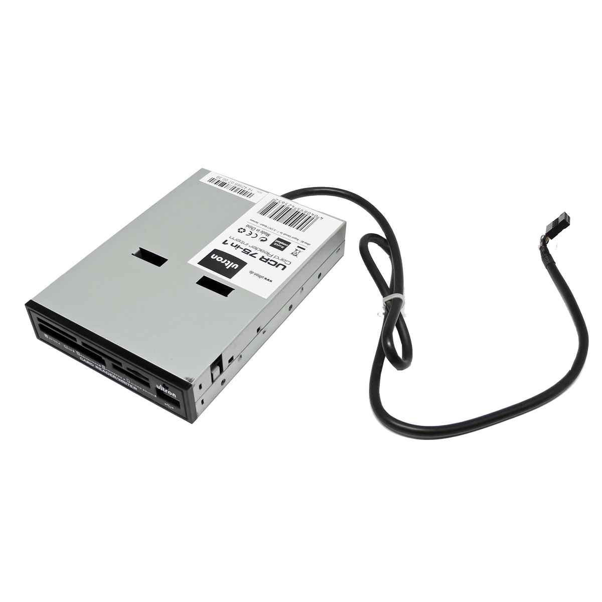 Ultron UCR 75in 1 interner 3.5” Multi-Format Card Reader 42565 Ultron UCR 75in 1 interner 3.5” Multi-Format Card Reader 42565