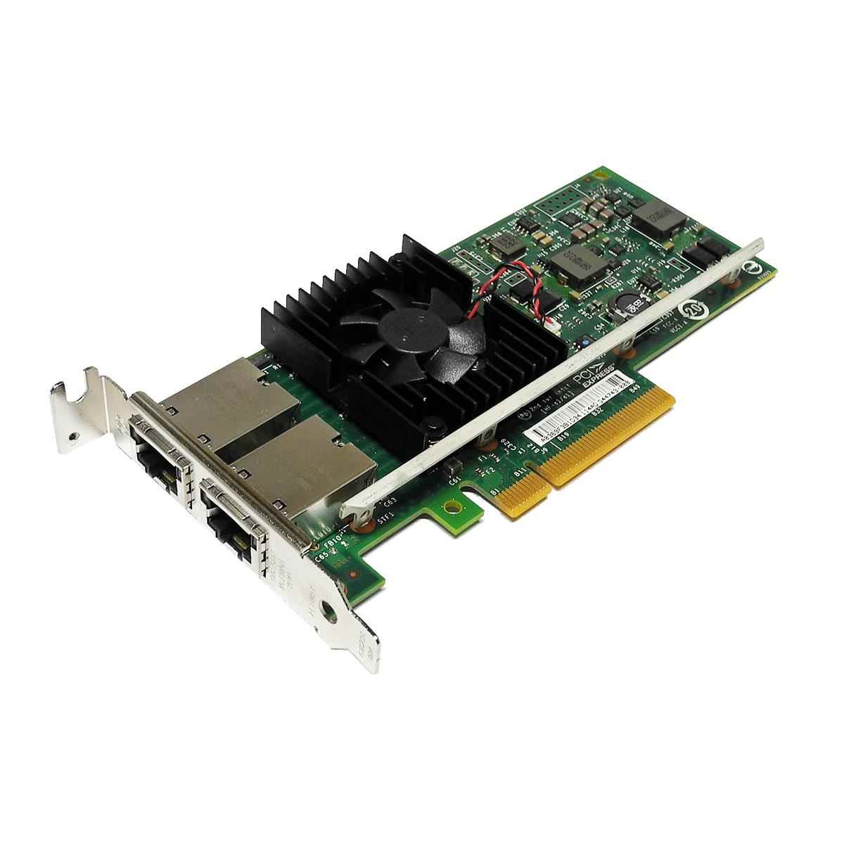 Dell Intel X540-T2 03DFV8 Dual-Port 10G PCIe x8 Converged Network Adapter LP Dell Intel X540-T2 03DFV8 Dual-Port 10G PCIe x8 Converged Network Adapter LP