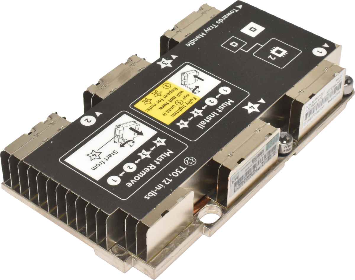 HP CPU Heatsink / Kühler für ProLiant XL170r, XL190r G10 879852-001 869837-001 HP CPU Heatsink / Kühler für ProLiant XL170r, XL190r G10 879852-001 869837-001