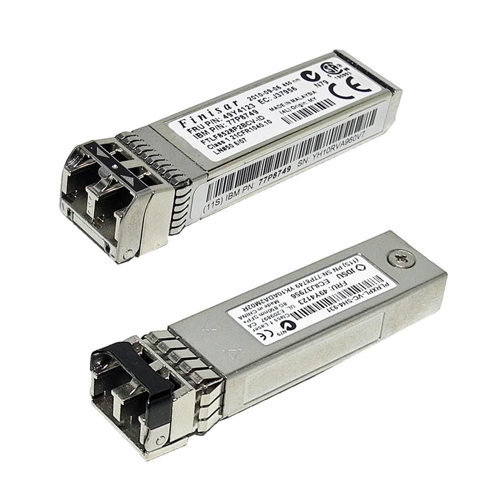IBM Finisar JDSU SFP+ 8GB mini GBIC IBM P/N 77P8749 FRU 49Y4123 IBM Finisar JDSU SFP+ 8GB mini GBIC IBM P/N 77P8749 FRU 49Y4123