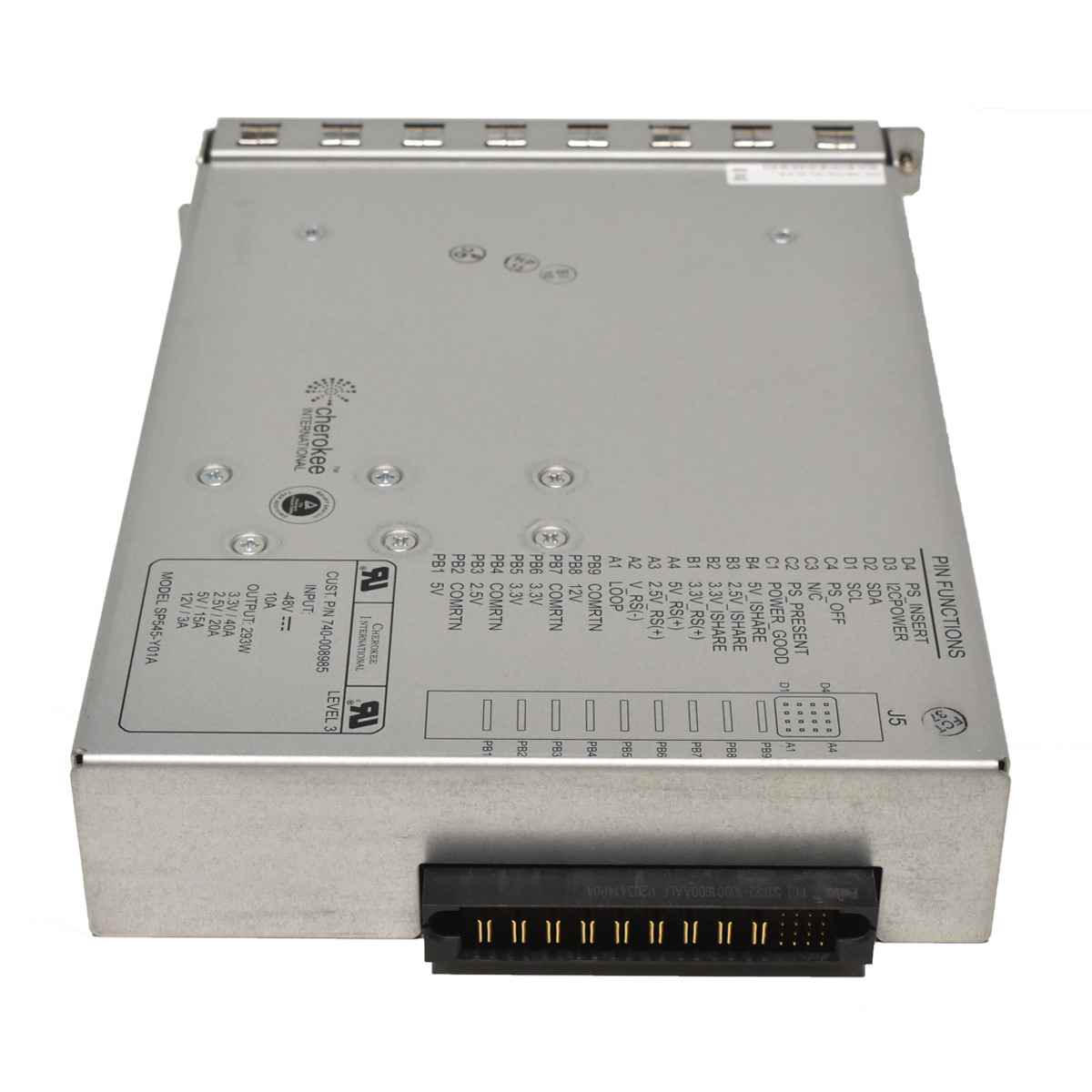 Juniper PWR-M10I Router 163I 293W SP545-Y01A P/N:740-008985 Juniper PWR-M10I Router 163I 293W SP545-Y01A P/N:740-008985